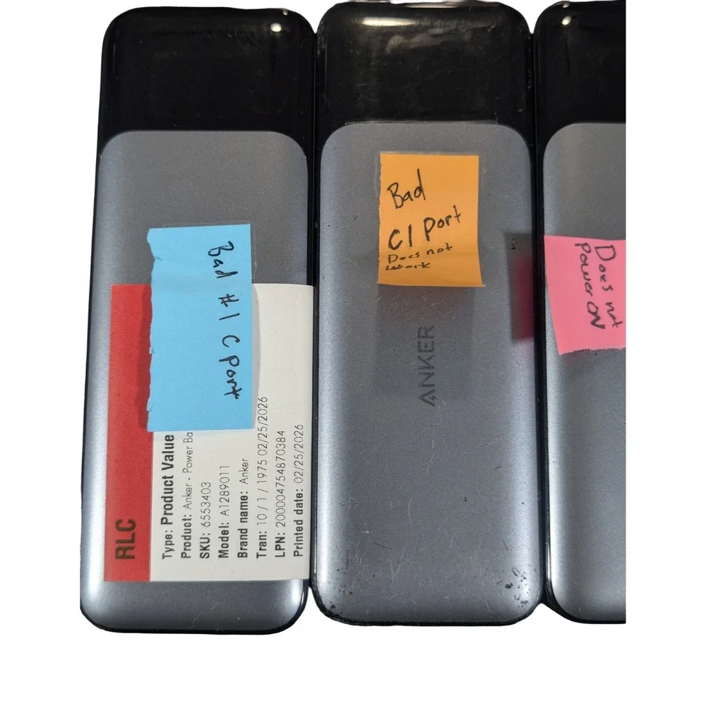 BbAP (Lot Of 9) Anker 737 Power Bank 140W Max Fast Charge 24kmAh (Parts Only)